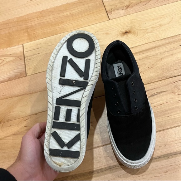 Kenzo K-Skate Black Sneakers with Logo - Picture 3 of 5